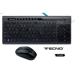 Tastiera multimediale + mouse wireless TECNO TC-820W